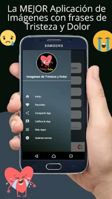 Imagenes de Tristeza y Dolor android App screenshot 0